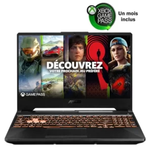 PC Portable Gamer ASUS TUF Gaming FX505 | 15,6" FHD 144Hz - GTX 1650 - Intel Core i5-10300H - RAM 8Go - 512Go SSD - Win 11 - AZERTY